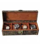 Coffret Cubano 4 en Cuir vintage pour 4 montres