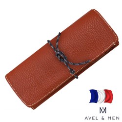 Marmotte Ploumanach en cuir marron Avel Men 