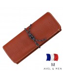 Marmotte Ploumanach en cuir marron Avel Men 