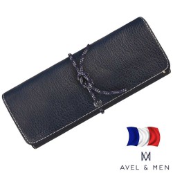 Marmotte Ploumanach en cuir bleu Avel Men 