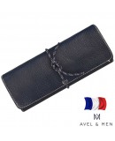 Marmotte Ploumanach en cuir bleu Avel Men 