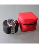 Etui de voyage rouge pour 1 Montre