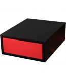 Coffret tiroir pour 6 montres Geneva SLIPCASE noir et rouge Coffret tiroir pour 6 montres Geneva SLIPCASE noir et rouge
