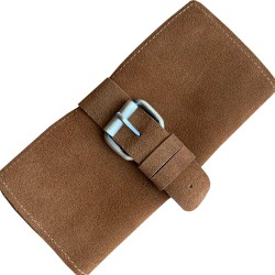 marmotte pour 2 montres cuir alcantara nubuck