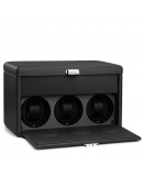 Coffret Remontoir Scatola del Tempo 7RT Oversize cuir grainé noir by swisskubik Coffret Remontoir Scatola del Tempo 7RT Oversize cuir grainé noir by swisskubik