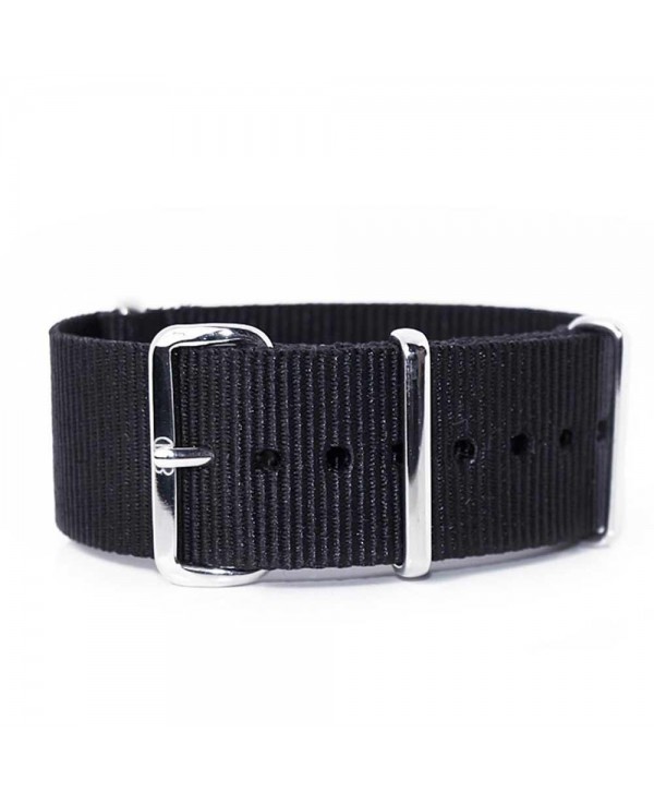 bracelet montre nylon NATO 20mm noir bracelet montre nylon NATO 20mm noir
